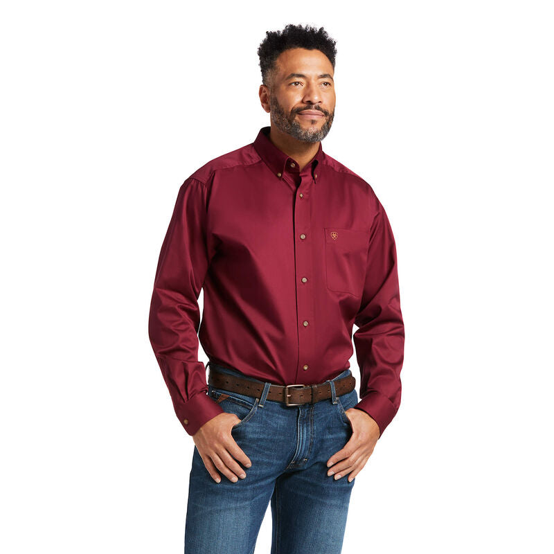 Maroon western store shirt