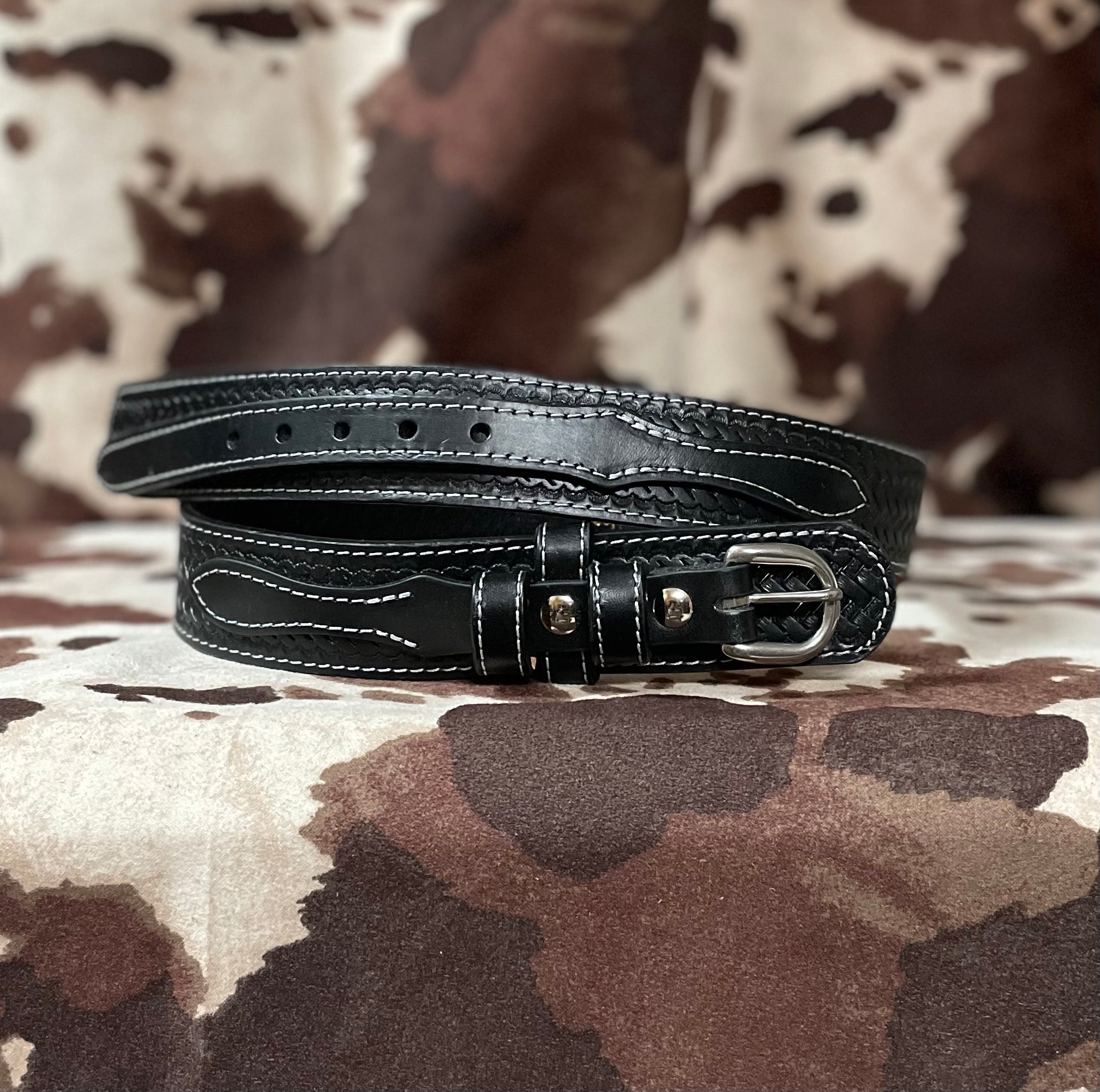 Leather Belt - Thick Leather Belt