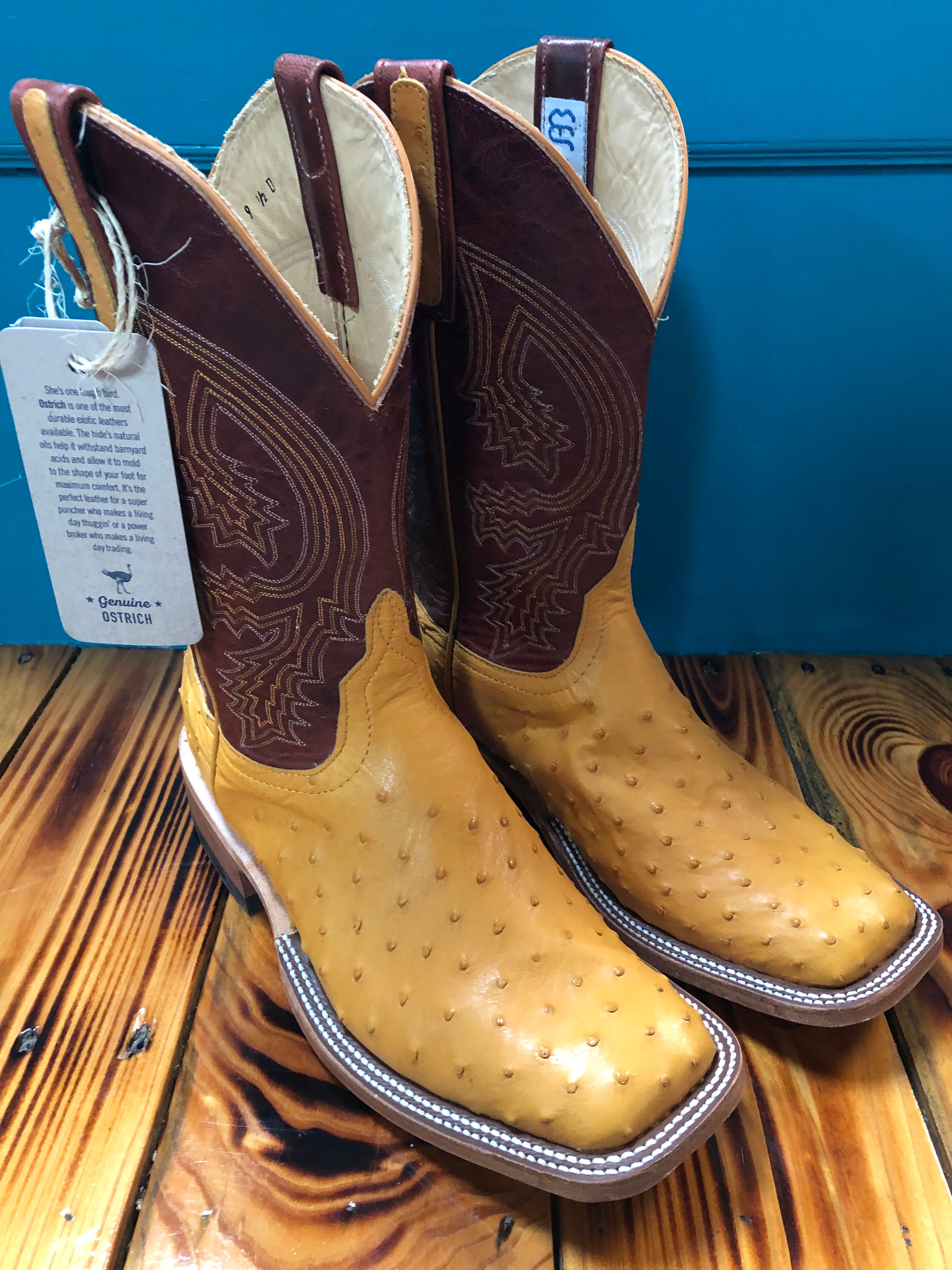 Anderson Bean Buttercup Ostrich Boot – Corral Western Wear