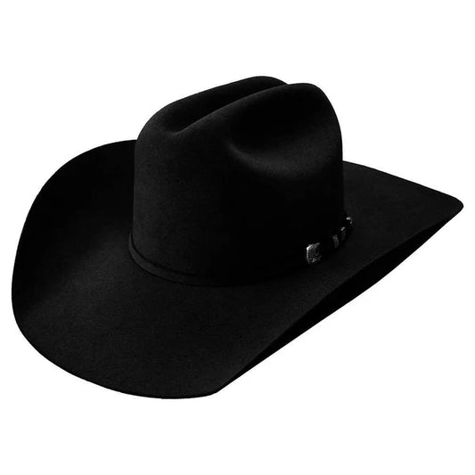 RESISTOL PURE BLACK BEAVER 4.5IN. BRIM COWBOY HAT