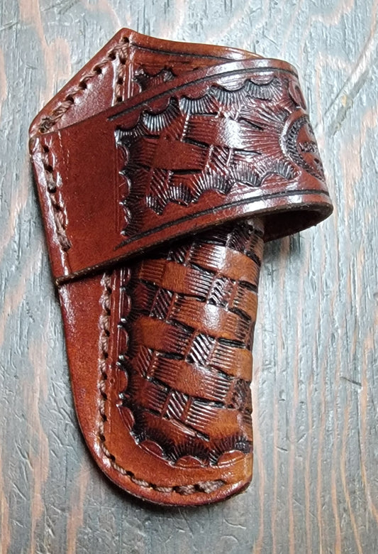 SMALL BASKET WEAVE KNIFE SHEATH