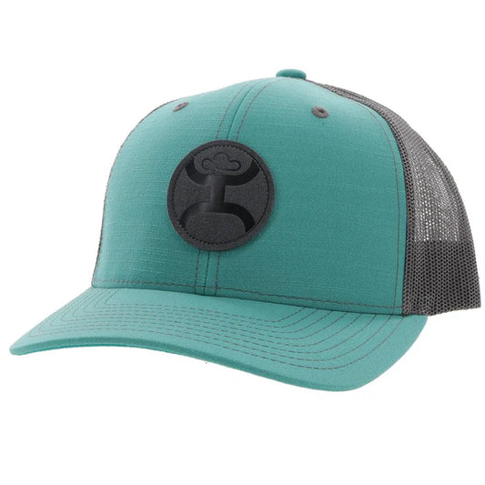 HOOEY YOUTH "BLUSH" TEAL / GREY HAT