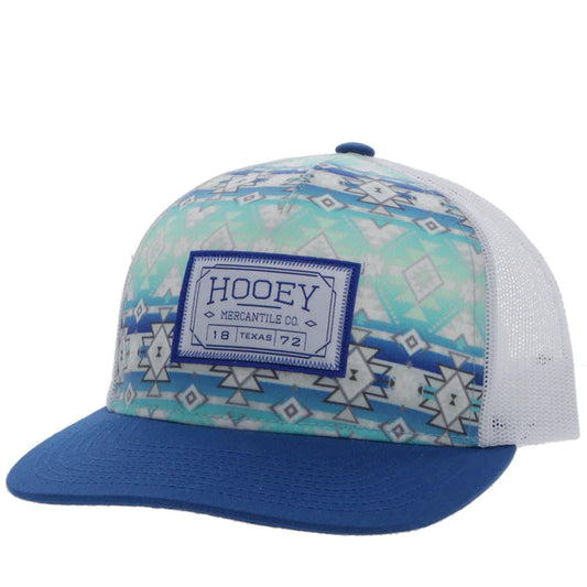 HOOEY YOUTH "DOC" TEAL/WHITE W/AZTEC HAT