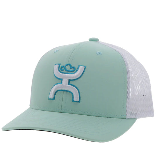 HOOEY YOUTH "STERLING" MINT/WHITE HAT