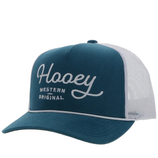 HOOEY YOUTH "OG" HOOEY HAT TEAL/WHITE