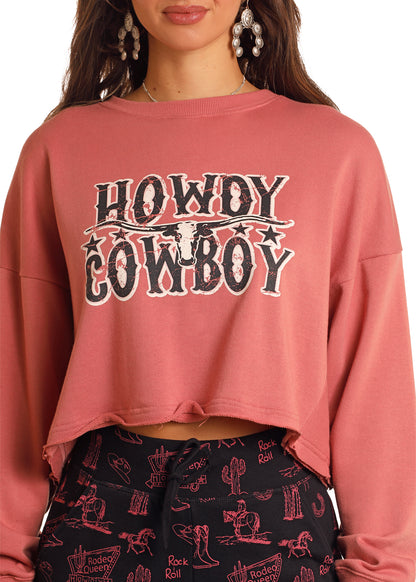 ROCK & ROLL HOWDY COWBOY PULLOVER