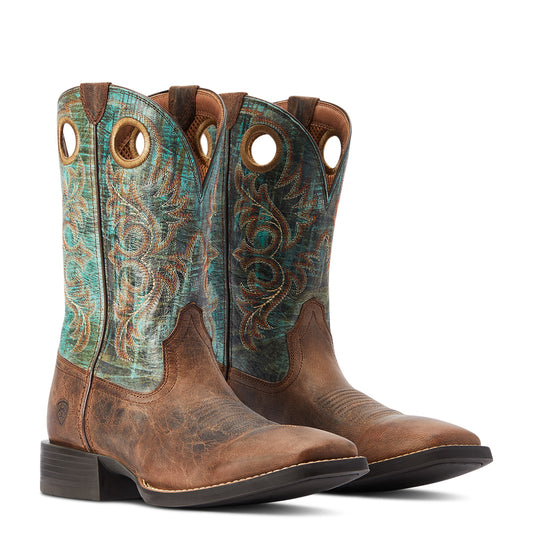 Ariat Loco Brown Sport Rodeo Cowboy Boot