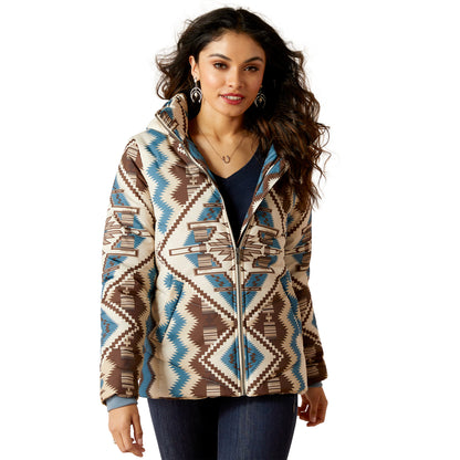 ARIAT TWO COLUMNS PRINT CHIMAYO PUFFER JACKET