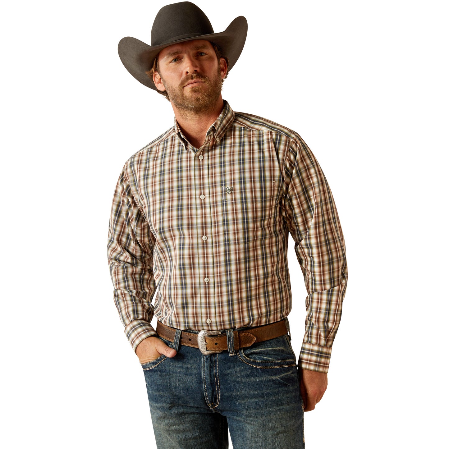 ARIAT FOLK WRINKLE FREE LONG SLEEVE SHIRT