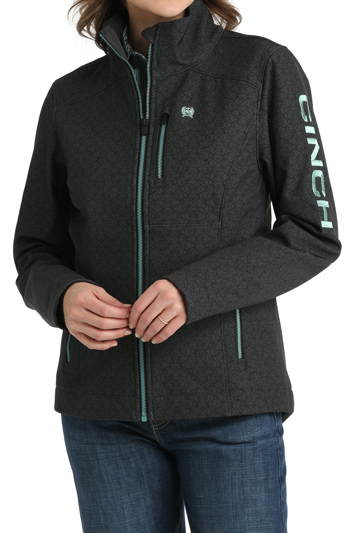 CINCH BLACK CONCEALED CARRY BONDED JACKET