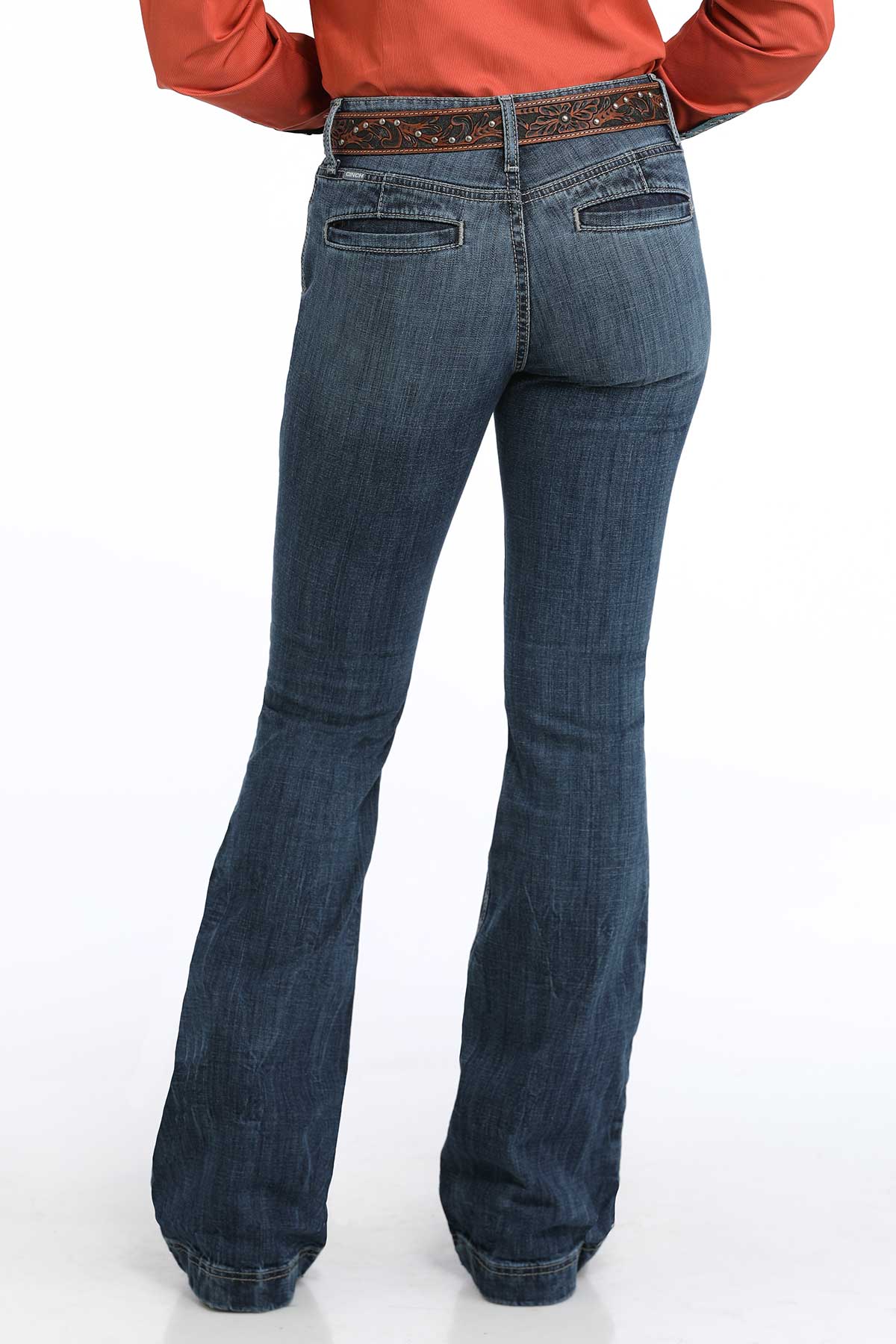 CINCH LYNDEN DARK STONE WASH TROUSER JEAN