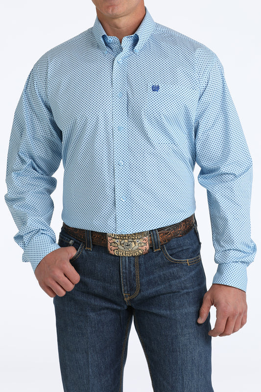 CINCH BLUE DIAMOND LONG SLEEVE SHIRT