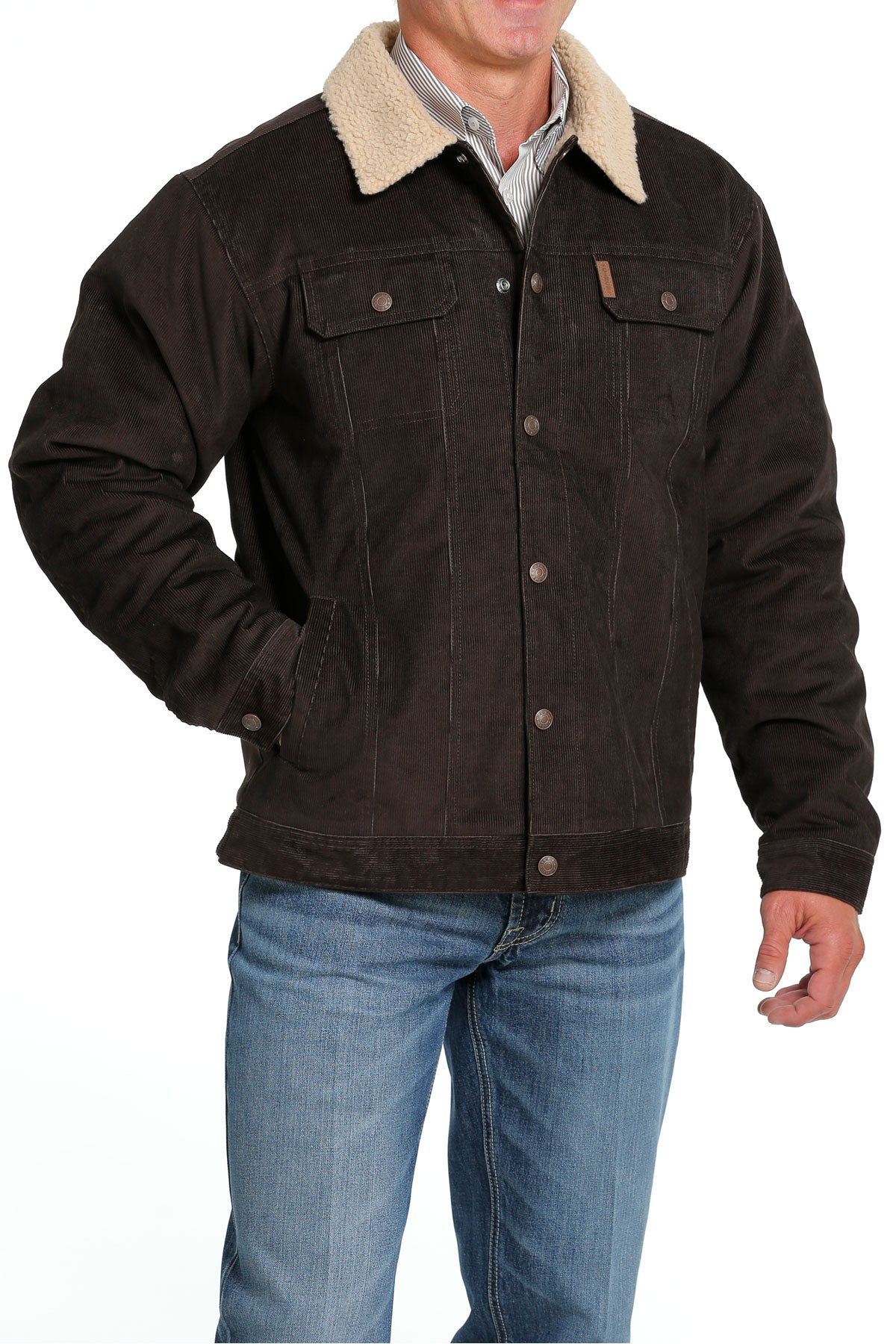 CINCH BROWN CORDUROY TRUCKER JACKET – Corral Western Wear