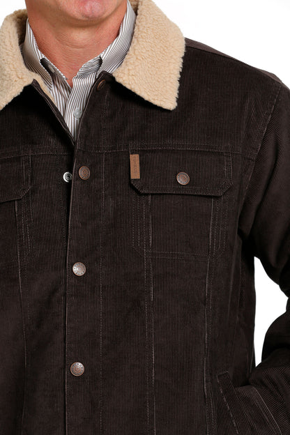 CINCH BROWN CORDUROY TRUCKER JACKET