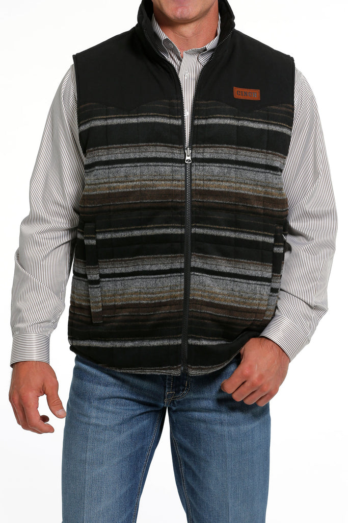 CINCH BROWN REVERSIBLE VEST