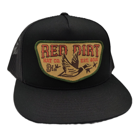 FLY SOUTH BLACK RED DIRT HAT