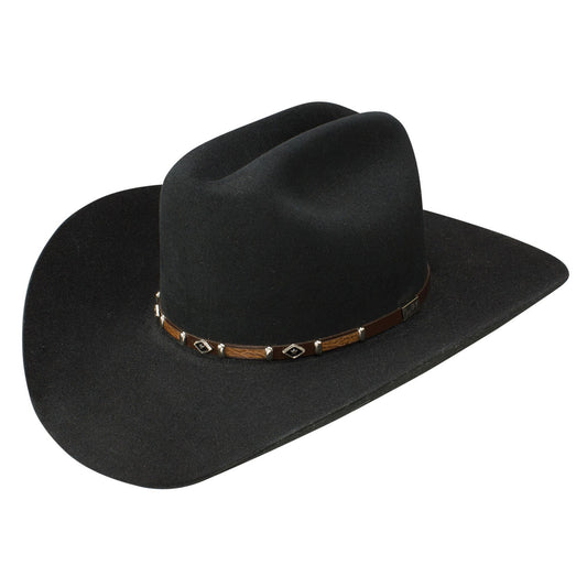 RESISTOL 6X  BLACK ROCK FELT HAT