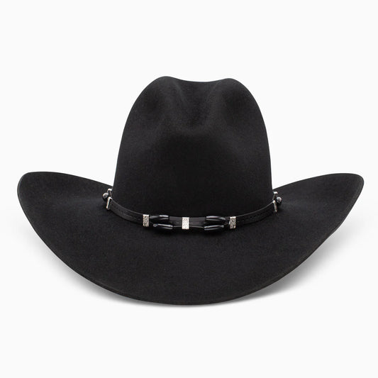 RESISTOL CISCO 3X BLACK GUS COWBOY HAT