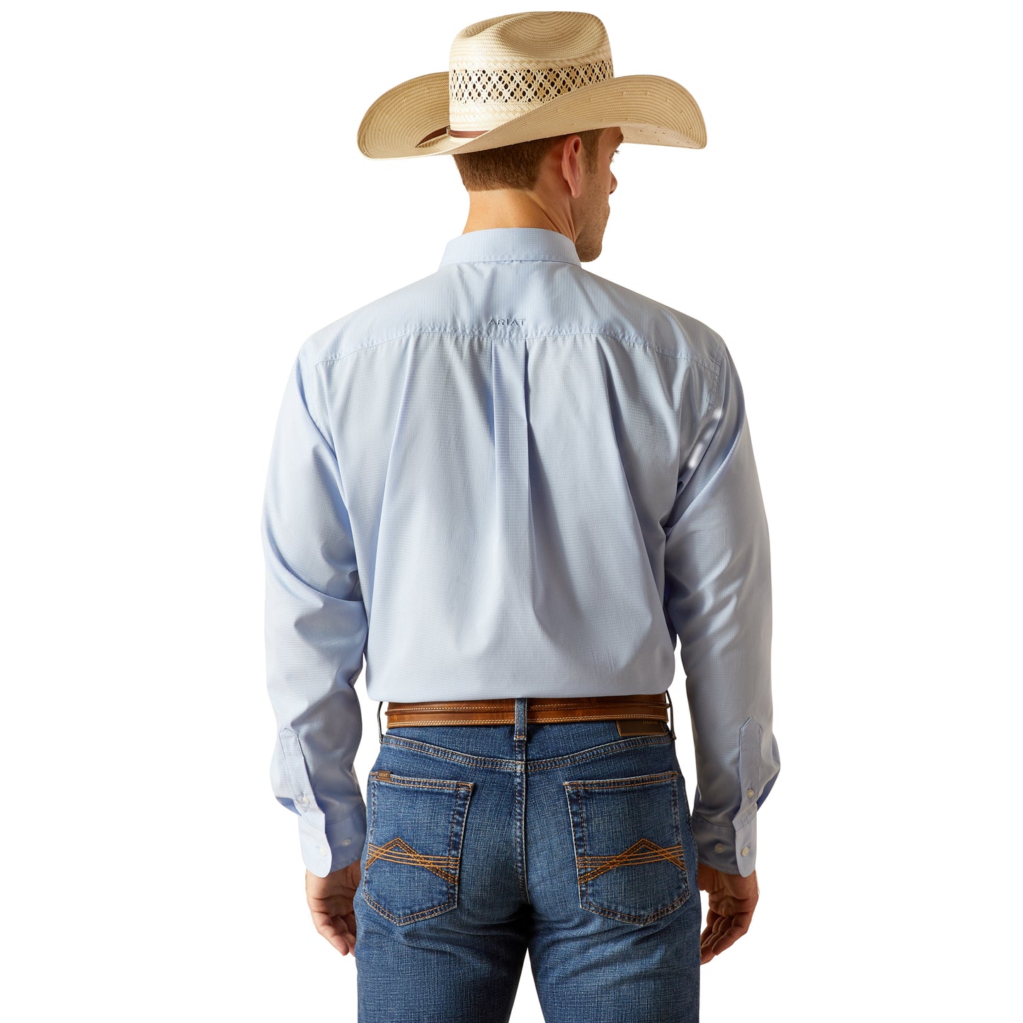 Ariat 360 Airflow Light Blue Classic Fit Shirt