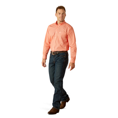 ARIAT RORY ORANGE CLASSIC FIT SHIRT