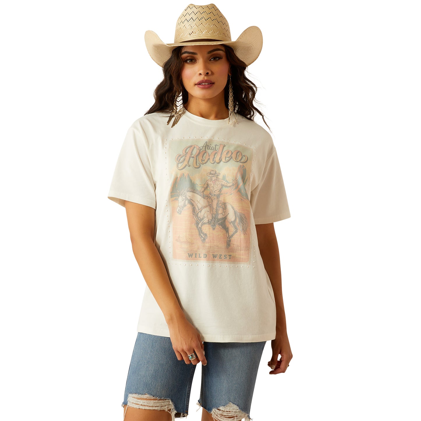 ARIAT CLOUD DANCER RODEO SHORT SLEEVE SHIRT