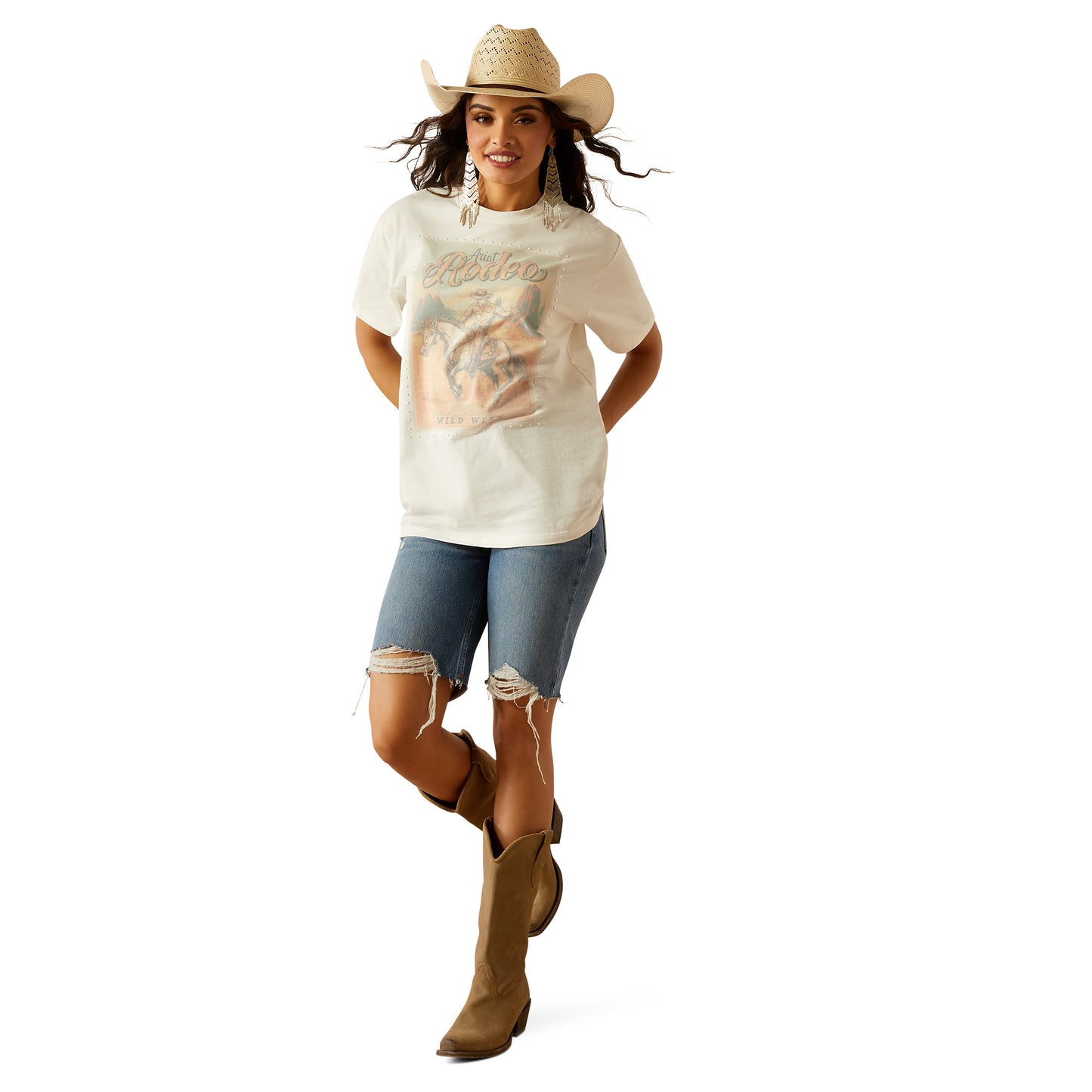 ARIAT CLOUD DANCER RODEO SHORT SLEEVE SHIRT