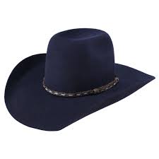 RESISTOL HOOEY TRIP 4X NAVY COWBOY HAT