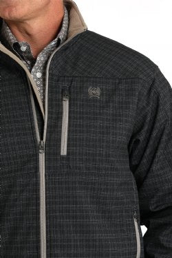 Cinch Navy Stripped Bonded Jacket