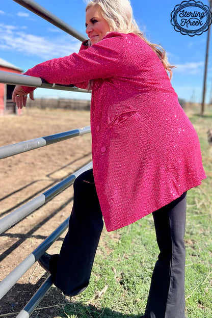 BLINGIN' PINK BLAZER