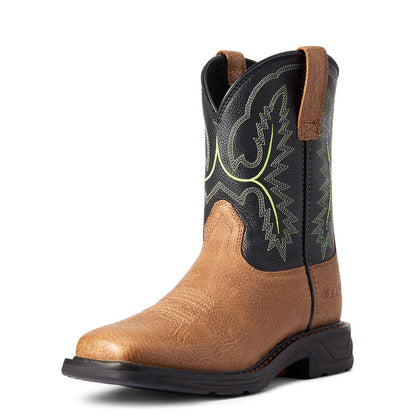 Ariat WorkHog XT Tumbled Bark Wide Square Toe Boot