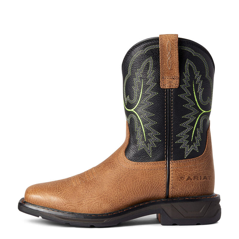 Ariat WorkHog XT Tumbled Bark Wide Square Toe Boot