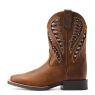ARIAT YOUTH QUICKDRAW VENTTEK DISTRESSED TAN