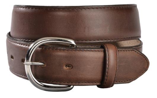 Justin Men's Classic Oiled Brown Belt