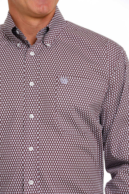 CINCH PURPLE GEOMETRIC LONG SLEEVE