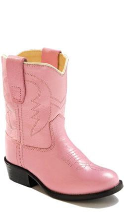 OLD WEST TODDLER PINK FANCY BOOT