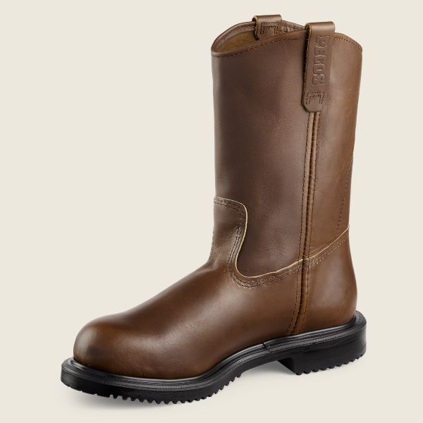 Red wing steel toe work boots on sale