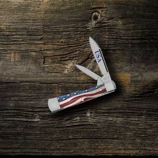 Star Spangled Series Embellished Smooth Natural Bone Gunstock