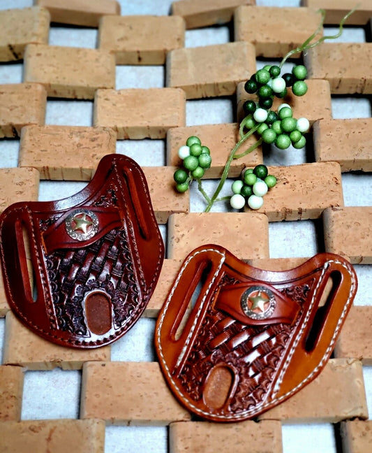 STAR BASKETWEAVE LARGE KNIFE SHEATH