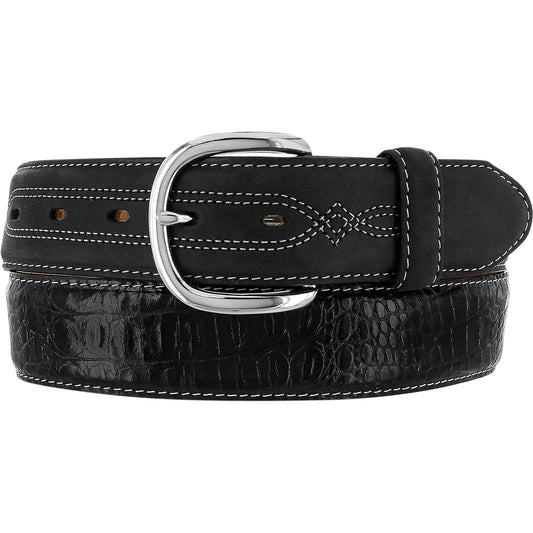 Tony Lama Men's Black Hidalgo Hornback Belt